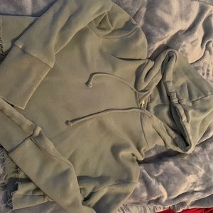 Baby blue hoodie, good condition